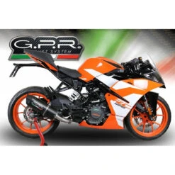 GPR KTM.81.RACE.FUNE Furore Nero Racing Slip-on Exhaust For KTM RC 125 (2017-) -Scootik Bike Shop gpr ktm 81 race fune furore nero racing exhaust image3