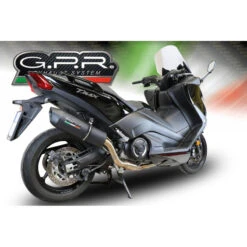 GPR YA.9.FUNE Furore Nero Full Exhaust For Yamaha T-Max 530 (2017-) -Scootik Bike Shop gpr ya 9 fune furore nero full exhaust image2