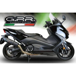 GPR YA.9.FUNE Furore Nero Full Exhaust For Yamaha T-Max 530 (2017-) -Scootik Bike Shop gpr ya 9 fune furore nero full exhaust image3