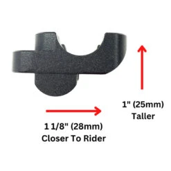 Helibars HR06168 Tour Performance Handlebar Risers For Triumph Trident 660 (2021-) -Scootik Bike Shop helibars hr06168 tour performance handlebar risers image3