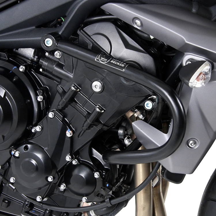 Hepco & Becker 501.7520 Engine Guard, Black For Triumph Street Triple 675 3 Hepco & Becker 501.7520 Engine Guard, Black For Triumph Street Triple 675