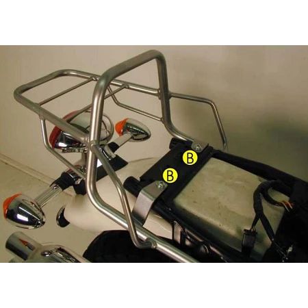 Hepco & Becker 650.789 Rear Rack, Chrome For Triumph Thruxton / Scrambler 900 2006-2016 3 Hepco & Becker 650.789 Rear Rack, Chrome For Triumph Thruxton / Scrambler 900 2006-2016