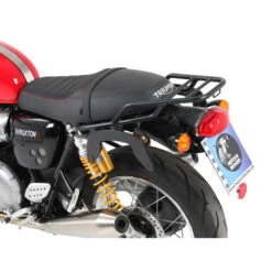 Hepco & Becker 654.7542 01 01 Rear Rack, Black For Triumph Thruxton & R (2016-) -Scootik Bike Shop hepco becker 654 7542 01 01 rear rack image3