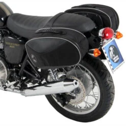 Hepco & Becker 630.789 C-Bow Side Carrier For Triumph Thruxton -Scootik Bike Shop hepco becker c bow side carrier thruxton 02