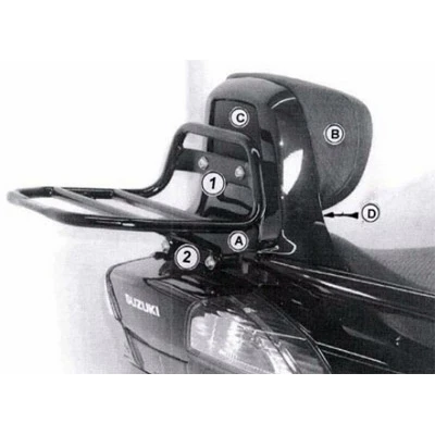 Hepco & Becker Rear Luggage Rack - Burgman AN400 '03-'06 3 Hepco & Becker Rear Luggage Rack - Burgman AN400 '03-'06