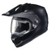 HJC DS-X1 Frameless Dual Lens Snow Helmet, Matte Black Semi-Flat -Scootik Bike Shop hjc ds x1sn frameless dual helmet matte black