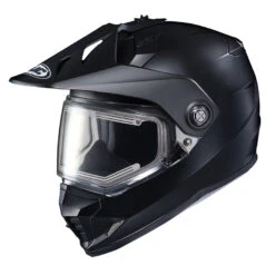 HJC DS-X1 Frameless Dual Lens Snow Helmet, Matte Black Semi-Flat