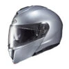 HJC I90 Helmet, Silver -Scootik Bike Shop hjc i90 helmet silver