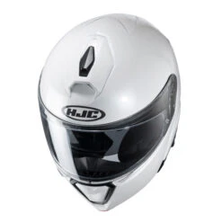 HJC I90 Helmet, White -Scootik Bike Shop hjc i90 helmet white image2