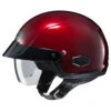HJC IS-Cruiser Helmet, Wine -Scootik Bike Shop hjc is cruiser helmet wine image1