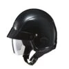 HJC IS-Crusier Helmet Black 1 HJC IS-Crusier Helmet Black -Scootik Bike Shop hjc is crusier solid black helmet
