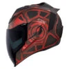 Icon Airflite Blockchain Helmet, Red -Scootik Bike Shop icon airflite blockchain helmet red