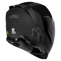 Icon Airflite MIPS Stealth Helmet, Black -Scootik Bike Shop icon airflite mips stealth helmet black image3
