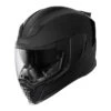 Icon Airflite Rubatone Helmet, Black -Scootik Bike Shop icon airflite rubatone helmet black