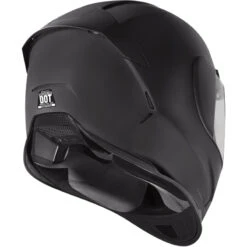 Icon Airframe Pro Rubatone Helmet, Black -Scootik Bike Shop icon airframe pro rubatone helmet black image3