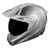 Icon Variant Pro QuickSilver Helmet, Silver -Scootik Bike Shop icon variant pro quicksilver helmet silver