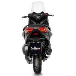 LeoVince 14077 Nero Slip-on Exhaust, Black For Yamaha XMAX '21- -Scootik Bike Shop leovince 14077 nero slip on exhaust black image3