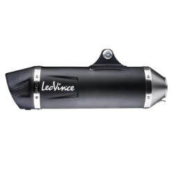 LeoVince 14077 Nero Slip-on Exhaust, Black For Yamaha XMAX '21- -Scootik Bike Shop leovince 14077 nero slip on exhaust black image5