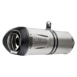 LeoVince 14288E LV One Evo Slip-on Exhaust, Stainless For Street Triple 765 '17-'22 -Scootik Bike Shop leovince 14288e lv one evo slip on exhaust image4