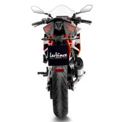LeoVince 14417E LV Pro Slip-on Exhaust, Stainless For KTM RC125 / RC390 Duke '22- -Scootik Bike Shop leovince 14417e lv pro slip on exhaust stainless image3