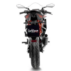LeoVince 15501M GP Corsa Slip-on Exhaust, Matte Black For KTM RC 125/390 (2022-) -Scootik Bike Shop leovince 15501m gp corsa slip on exhaust black image6