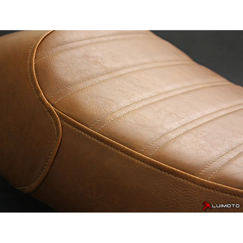 Luimoto 10073101 Sixty 8 Vintage Ribbed Seat Cover For Triumph Thruxton/ Bonneville/Scrambler 4 Luimoto 10073101 Sixty 8 Vintage Ribbed Seat Cover For Triumph Thruxton/ Bonneville/Scrambler - Image 2