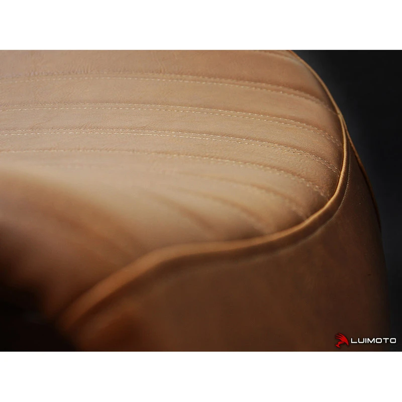 Luimoto 10073101 Sixty 8 Vintage Ribbed Seat Cover For Triumph Thruxton/ Bonneville/Scrambler 5 Luimoto 10073101 Sixty 8 Vintage Ribbed Seat Cover For Triumph Thruxton/ Bonneville/Scrambler - Image 3