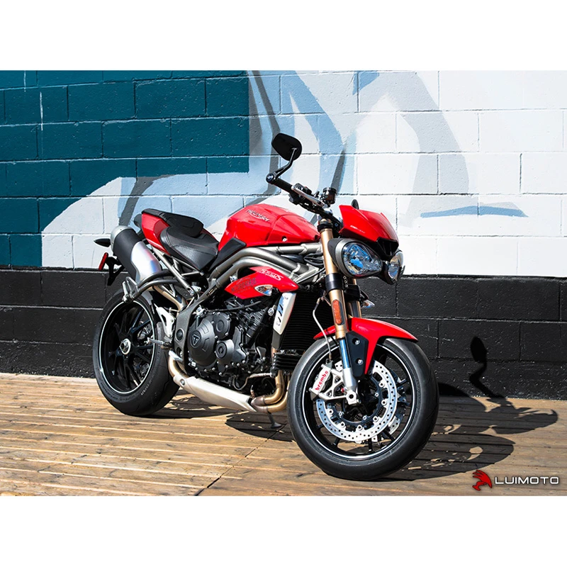 Luimoto 10161201 Sport Passenger Seat Cover For Triumph Speed Triple (2016-) 8 Luimoto 10161201 Sport Passenger Seat Cover For Triumph Speed Triple (2016-) - Image 6