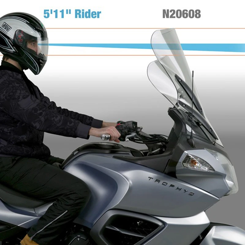 National Cycle N20608 VStream Touring Windshield For Triumph Trophy/SE 1200 (2013-current) 5 National Cycle N20608 VStream Touring Windshield For Triumph Trophy/SE 1200 (2013-current) - Image 3