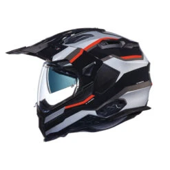Nexx X.Wed 2 X-Patrol Helmet, Black / Silver / Red