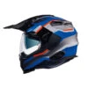 Nexx X.Wed 2 X-Patrol Helmet, Titanium / Blue / Red -Scootik Bike Shop nexx x wed 2 x patrol helmet titanium blue