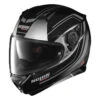 Nolan N87 Savoir Faire Helmet, Silver -Scootik Bike Shop nolan n87 savoir faire helmet silver