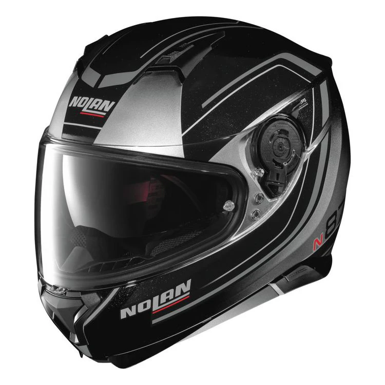 Nolan N87 Savoir Faire Helmet, Silver 3 Nolan N87 Savoir Faire Helmet, Silver