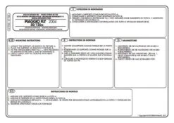 Givi A110A Windshield Fitting Kit For Piaggio Fly 50 & 125 & 150 '04-'09 -Scootik Bike Shop piaggio20Fly203