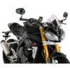 Puig 20795W New Generation Sport Windshield For Triumph Speed Triple 1200 '21- -Scootik Bike Shop puig 20795w ng sport windshield