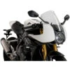 Puig 21262W R-Racer Windshield For Triumph Speed Triple 1200 RR (2021-) -Scootik Bike Shop puig 21262w r racer windshield