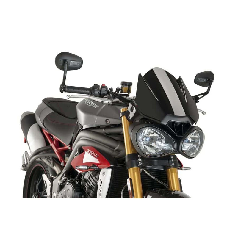 Puig 8929 Naked New Generation Sport Windshield For Street Triple (2016-) / R (2017-) 6 Puig 8929 Naked New Generation Sport Windshield For Street Triple (2016-) / R (2017-) - Image 4