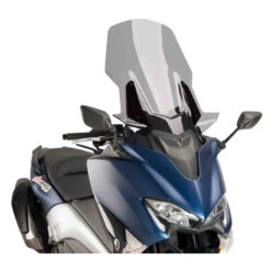 Puig 9424 V-Tech Line Touring Windshield For Yamaha T-Max 530 (2017-) -Scootik Bike Shop puig 9424 v tech line touring windshield image6