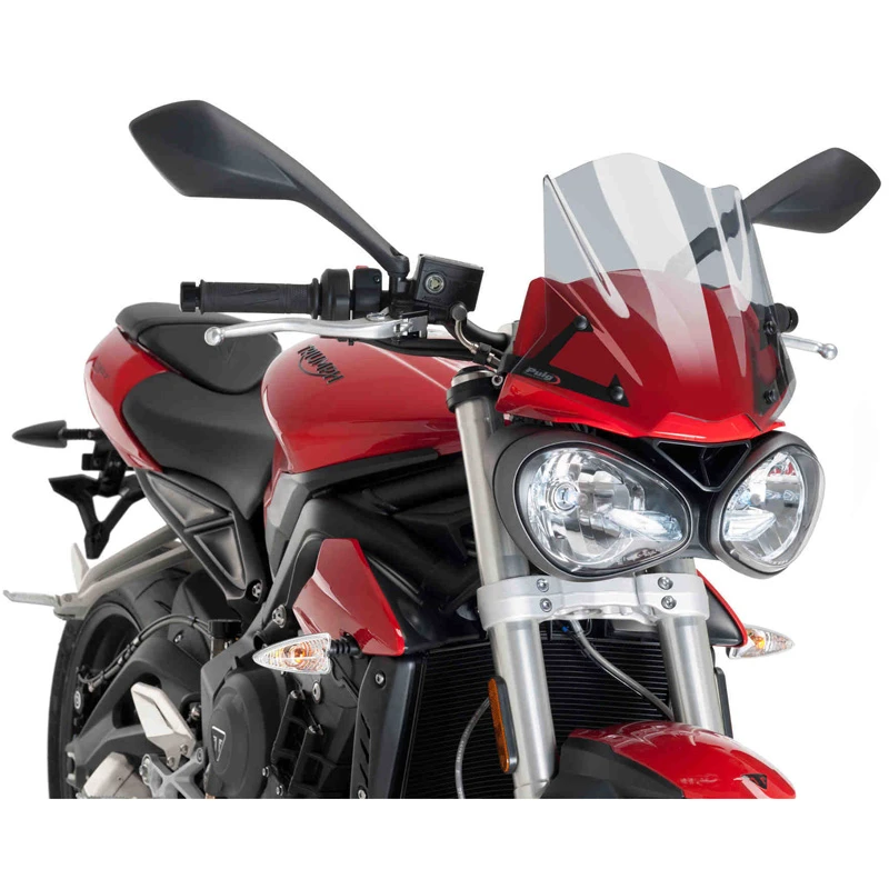 Puig 9999 Naked New Generation Sport Windshield Triumph Street Triple S (2017-) 4 Puig 9999 Naked New Generation Sport Windshield Triumph Street Triple S (2017-) - Image 2
