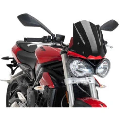 Puig 9999 Naked New Generation Sport Windshield Triumph Street Triple S (2017-) 10 Puig 9999 Naked New Generation Sport Windshield Triumph Street Triple S (2017-) -Scootik Bike Shop puig 9999 naked new sport windshield image4