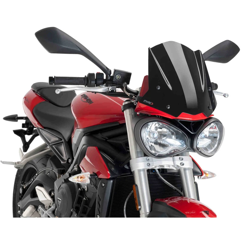 Puig 9999 Naked New Generation Sport Windshield Triumph Street Triple S (2017-) 6 Puig 9999 Naked New Generation Sport Windshield Triumph Street Triple S (2017-) - Image 4