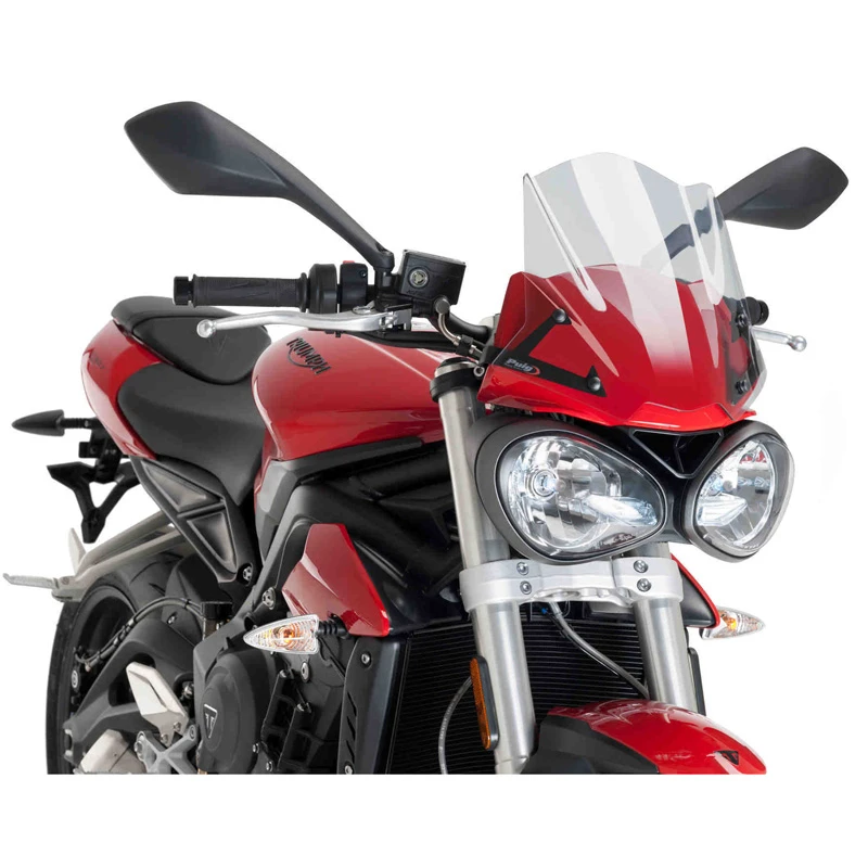 Puig 9999 Naked New Generation Sport Windshield Triumph Street Triple S (2017-) 3 Puig 9999 Naked New Generation Sport Windshield Triumph Street Triple S (2017-)