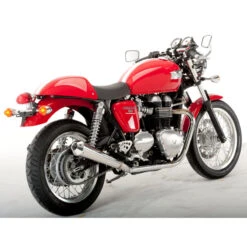 QD ATRI0120003 "MAX CONE" Exhausts For Triumph Thruxton -Scootik Bike Shop qd atri0120003 max cone exhausts image4