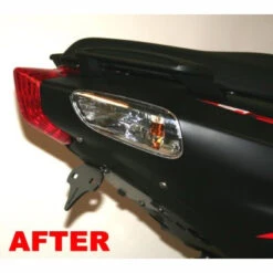 R&G "Tail Tidy" Fender Eliminator For Aprilia SR50 '05-up -Scootik Bike Shop r g fender eliminator aprilia sr50 02