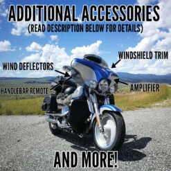 Reckless Motorcycles Batwing Fairing With Stereo For Kawasaki Nomad 1600 17 Reckless Motorcycles Batwing Fairing With Stereo For Kawasaki Nomad 1600 -Scootik Bike Shop reckless batwing fairing additional accessories 8