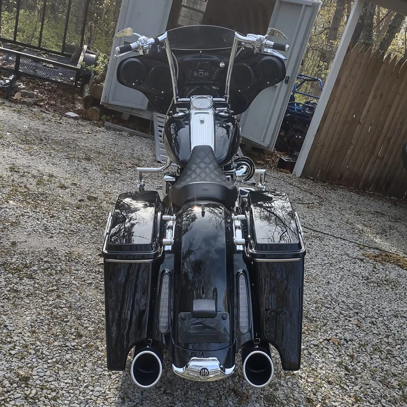 Reckless Motorcycles Batwing Fairing With Stereo For Heritage Softail 7 Reckless Motorcycles Batwing Fairing With Stereo For Heritage Softail - Image 5