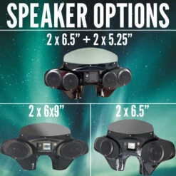Reckless Motorcycles Batwing Fairing With Stereo For Yamaha Stryker 12 Reckless Motorcycles Batwing Fairing With Stereo For Yamaha Stryker -Scootik Bike Shop reckless batwing fairing speaker options 4 10