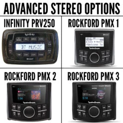 Reckless Motorcycles VS13S Batwing Fairing With Stereo For Yamaha V-Star 1300 (2007-) -Scootik Bike Shop reckless batwing fairing stereo options b