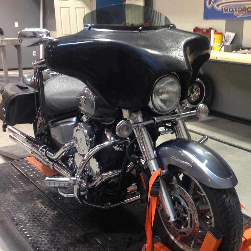 Reckless Motorcycles VS650 Batwing Fairing With Stereo Yamaha V-Star 650 Classic 3 Reckless Motorcycles VS650 Batwing Fairing With Stereo Yamaha V-Star 650 Classic