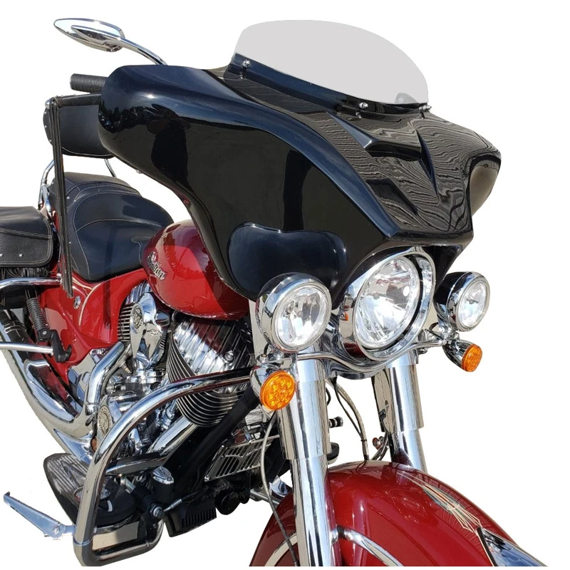 Reckless Motorcycles Batwing Fairing With Stereo For Indian Chief Dark Horse 4 Reckless Motorcycles Batwing Fairing With Stereo For Indian Chief Dark Horse - Image 2